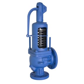 ARI-SAFE-P-Standard safety valve with flanges - closed bonnet - closed lifting device 