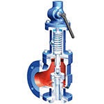 ARI-SAFE-SN ANSI-ANSI-Full lift/Standard safety valve with flanges - closed lifting device - ASME
