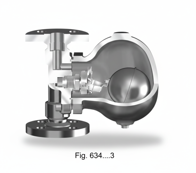 ARI CONA SC 634 Ball Float Steam Trap DN20 ¾