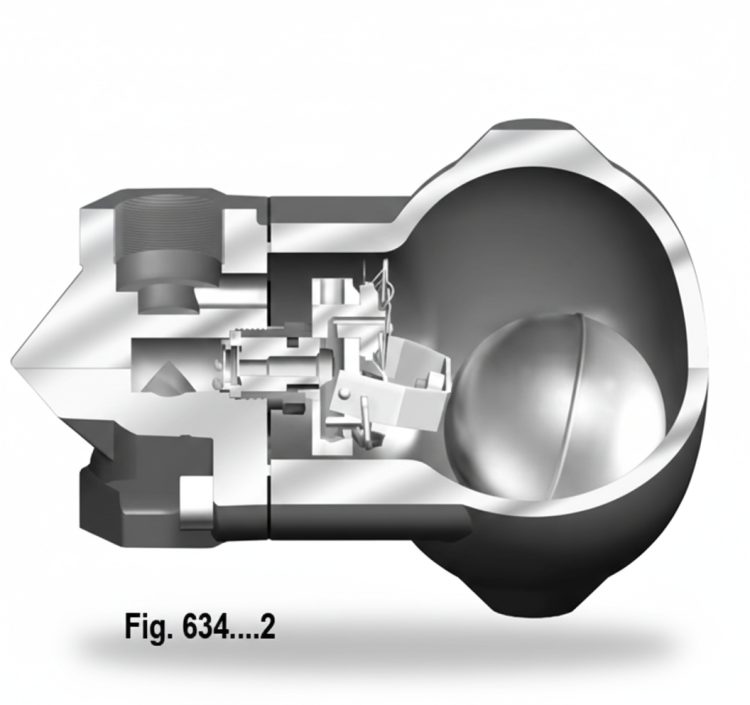 ARI CONA SC 634 Ball Float Steam Trap DN15 ½